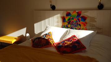 Kamar Double atau Twin Premium, kamar mandi pribadi, pemandangan kebun (Handicap - Guanajuaoto) | 1 kamar tidur