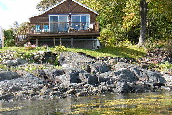Cottage from water