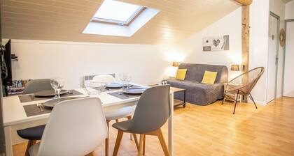 Gite 4pers centre du Jura entre lacs et montagne. Wifi / Spa / Clim