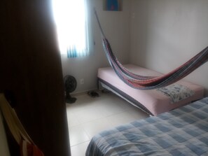 Blackout curtains, free WiFi, bed sheets