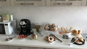 Daily buffet breakfast (EUR 10 per person)