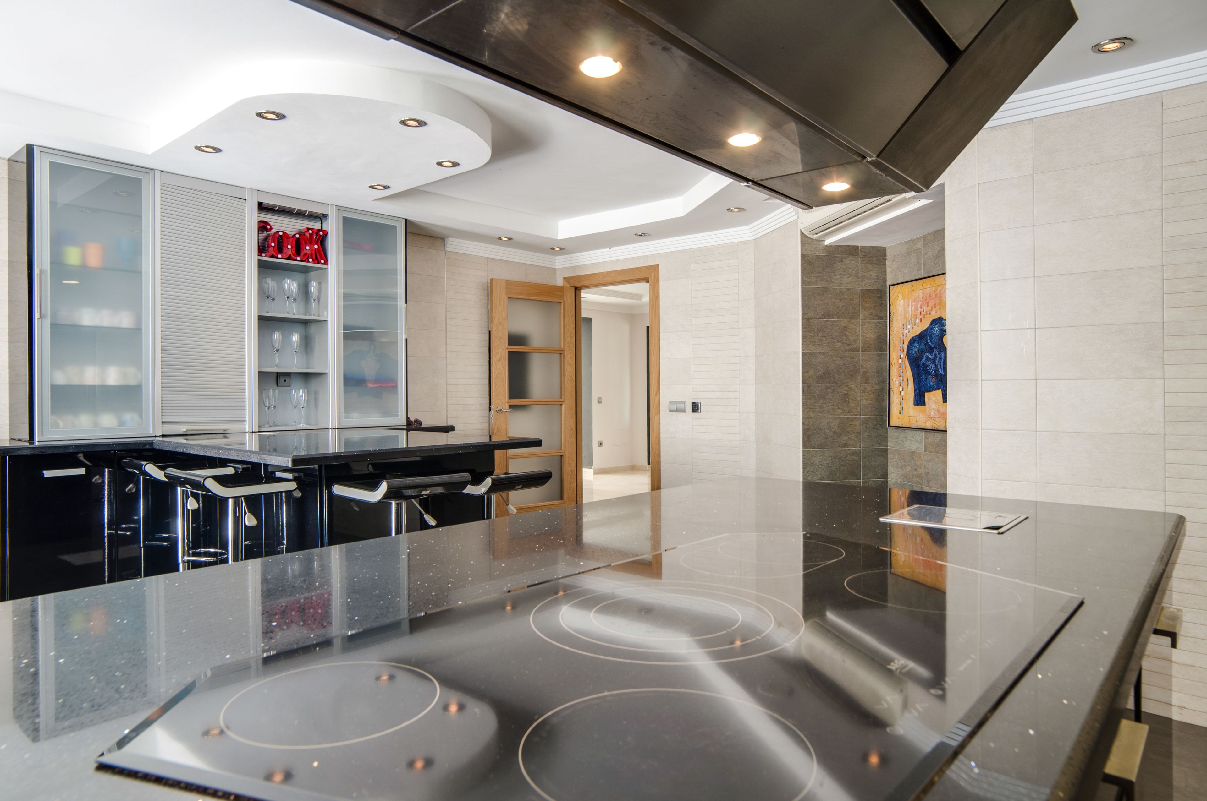 Exclusive Villa, Private Pool | Private kitchen | Oven, dishwasher, electric kettle, cookware/dishes/utensils