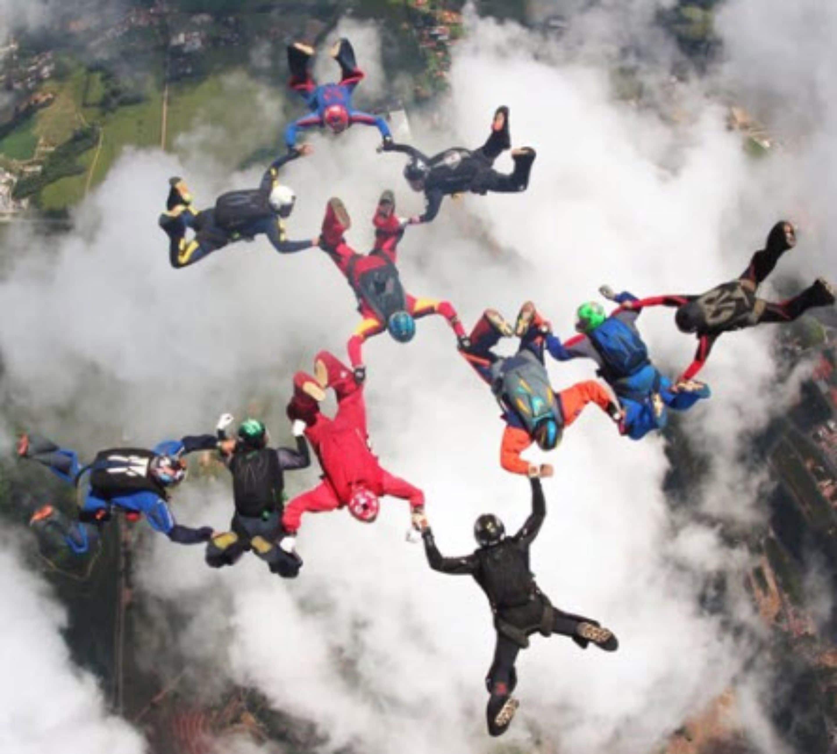 skydiving