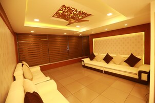 Sala de estar en el lobby