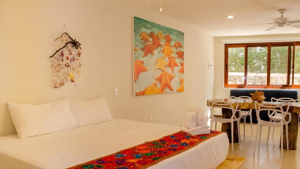 Unclassified image, 1 of 5, button - Casa Azul Maya - Single King Suites - Room 2 (Isla Mujeres)