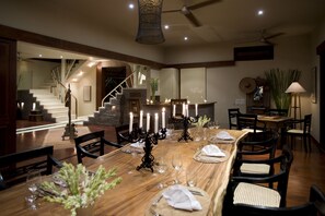 Dining - 5BR Beachfront Pool Villa Melissa in Pererenan (Mengwi)