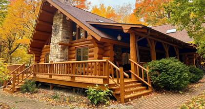 The Honey Dew Log Lodge in Egg Harbor Door County Wisconsin