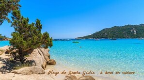 Beach nearby, sun-loungers - Magnificent air-conditioned villa with private pool, 2 bedrooms 2 bathrooms (4 people) (Porto-Vecchio)