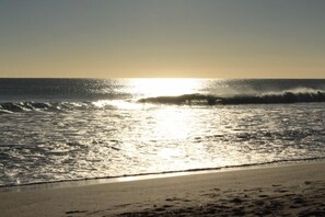 On the beach