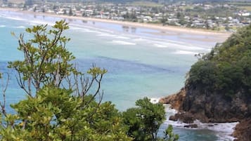 Na praia