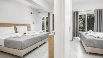 Blackout drapes, iron/ironing board, free cribs/infant beds, free WiFi