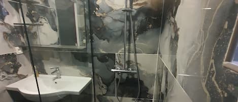 Bañera, toallas