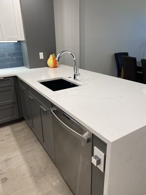 Fridge, microwave, oven, stovetop - Beachfront Beauty - Totally Remodeled  (Marco Island)