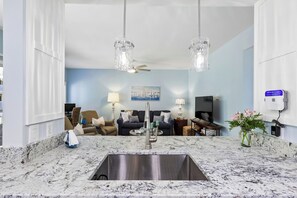 TV - 608 Barrington Park ~ Cozy 1BR Villa with Lagoon Views, Steps to Beach (Hilton Head Island)