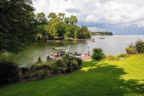 Property grounds - Lakefront Heaven!  Pool, Cabana, Big yard & porches, kayak, In Lex! Boat Option! (Lexington)