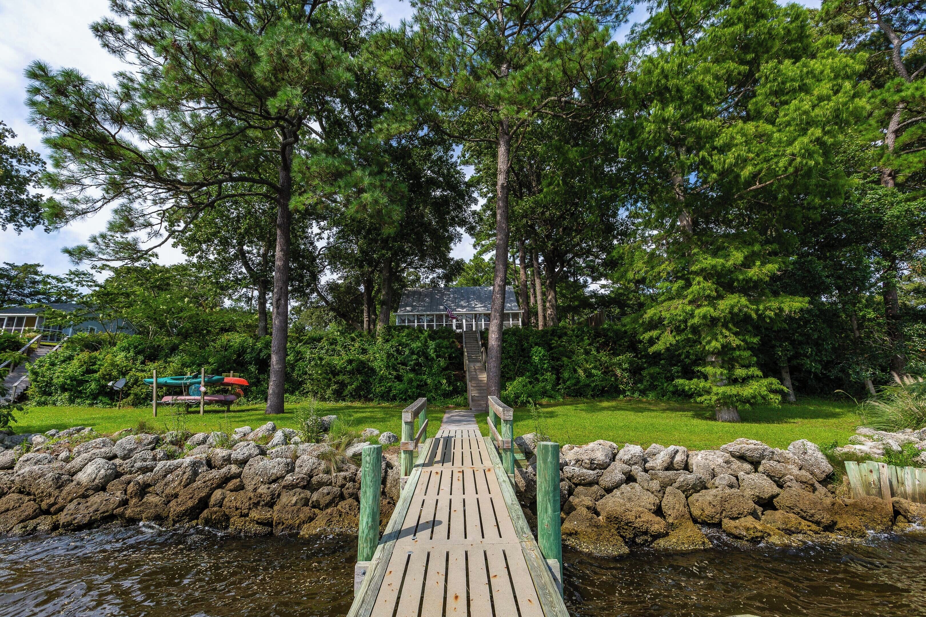 View from the dock