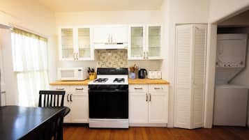 Fridge, microwave, dishwasher, eco-friendly cleaning products