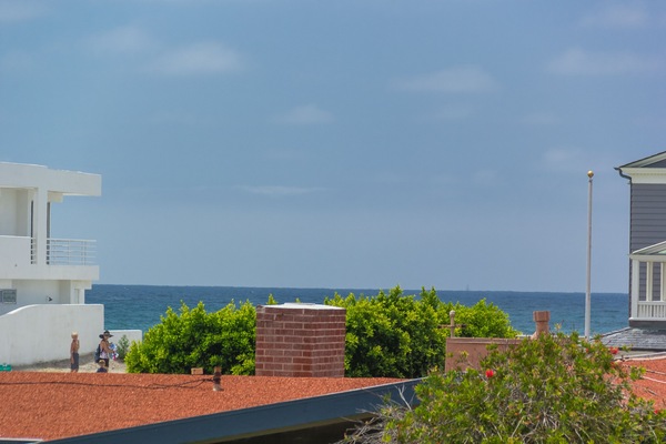 Udsigt fra overnatningsstedet