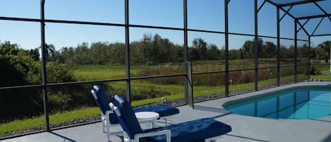 Außenpool, beheizter Pool