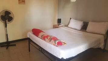 Desk, blackout curtains, free cots/infant beds, rollaway beds