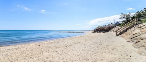 Private beach