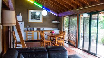 TV, DVD player, table football, ping pong