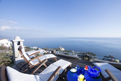 Incredible location in  Amalfi Coast, with amazing view to detox body and soul
