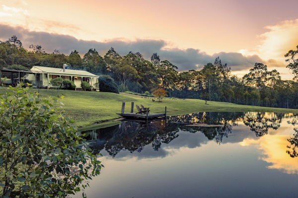 Perfect winters sunset