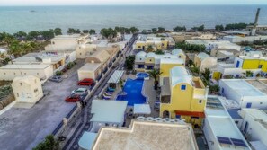 Aerial view - Villa Eleftheria (Santorini)