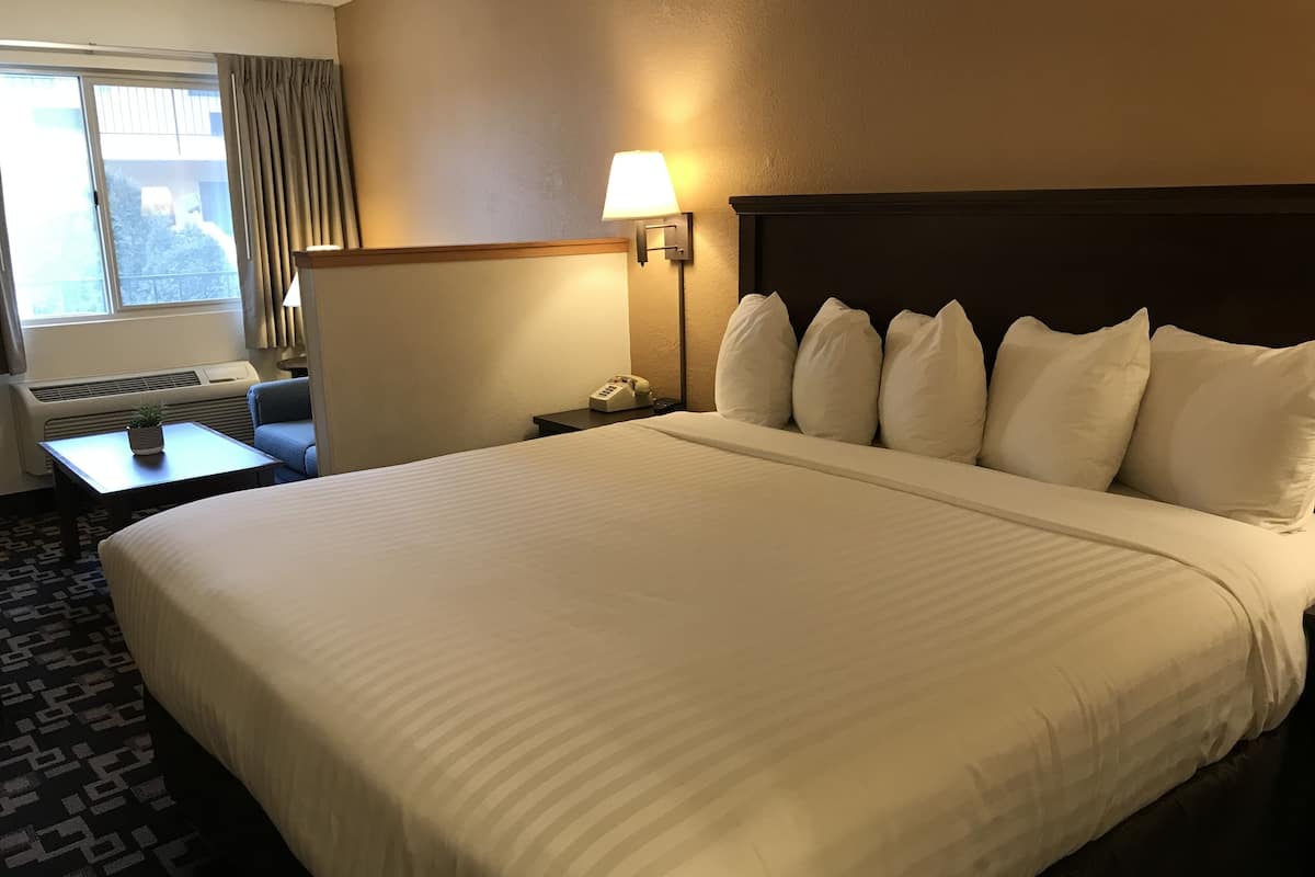 suite, 1 king bed, non smoking | blackout curtains, iron/ironing board, rollaway beds, free wifi