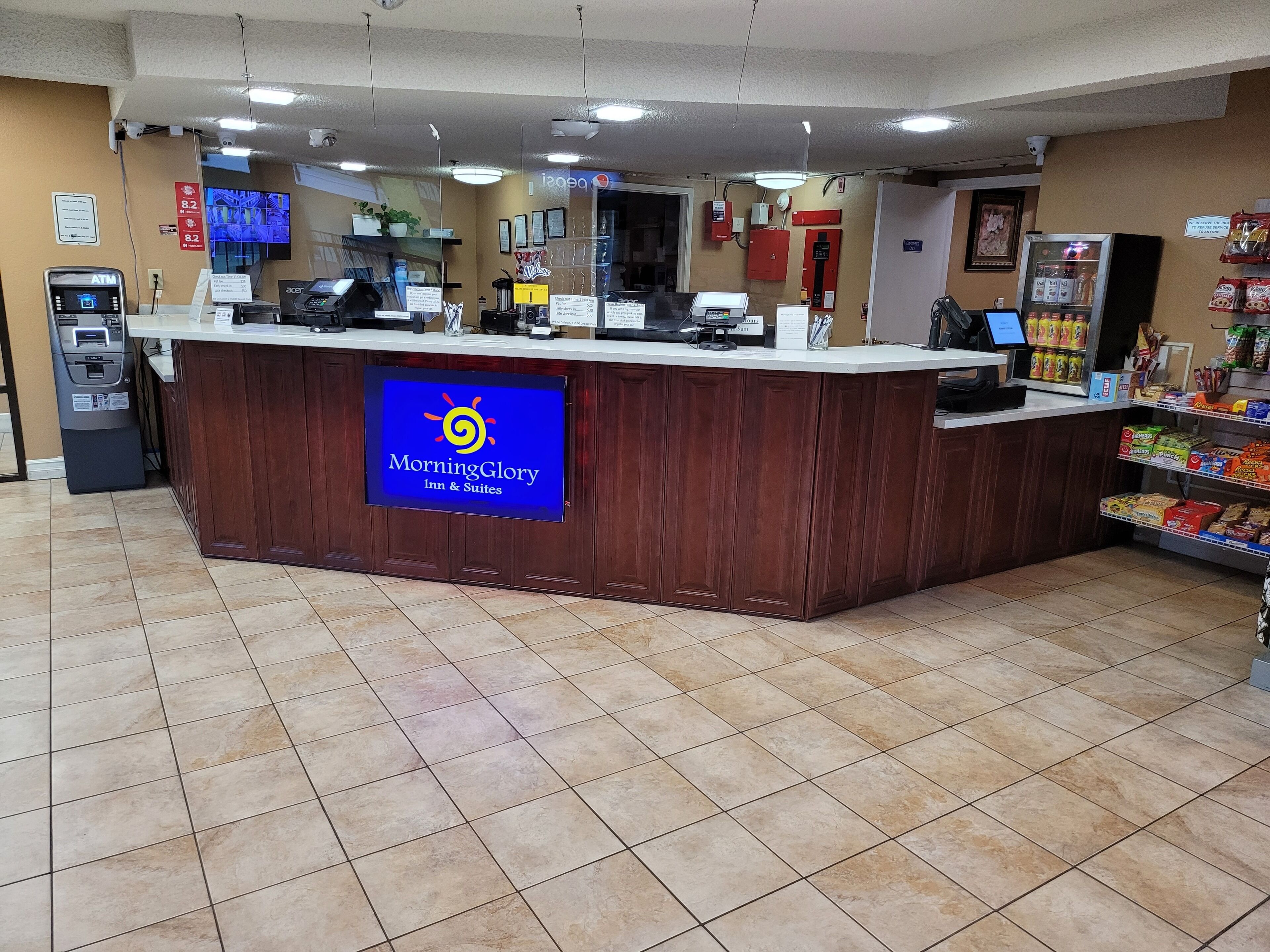 check-in/check-out kiosk