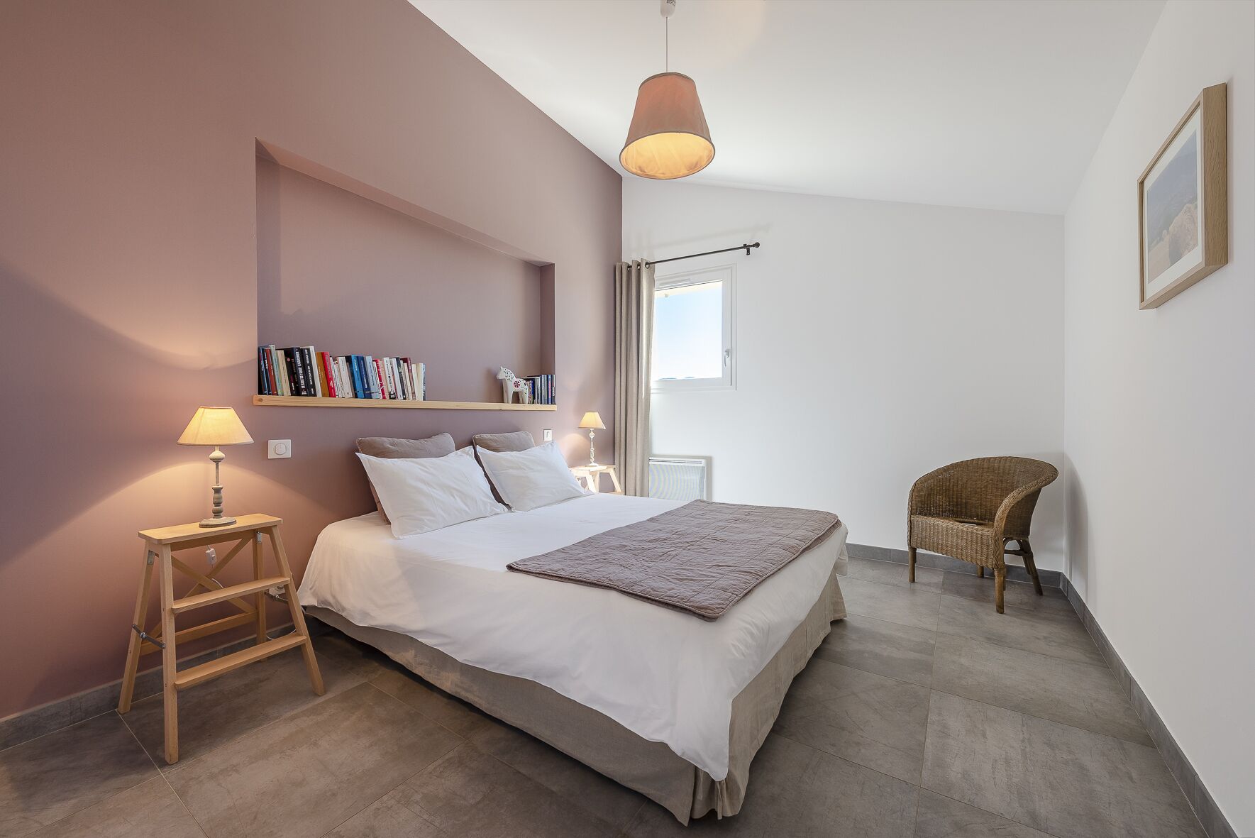 3 chambres, fer et planche à repasser, draps fournis