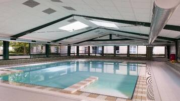 Indoor pool, a heated pool