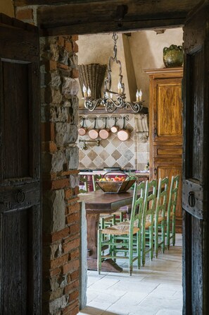 Dining - La Valle Tuscany — Historic Private Estate Villa in Chianti, Near Florence (Strada in Chianti)