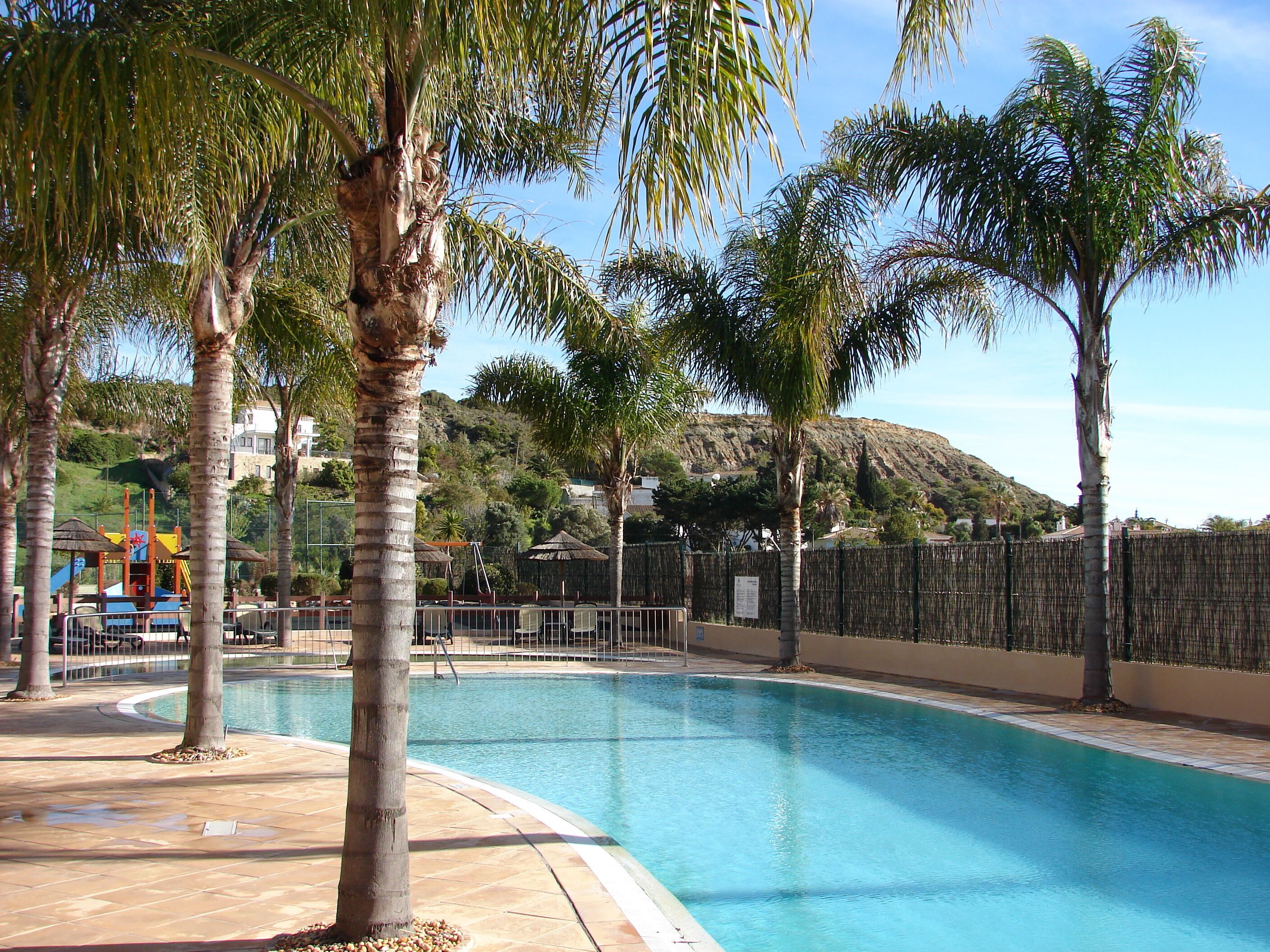 One of the pools (photo taken in February, so pretty quiet!)