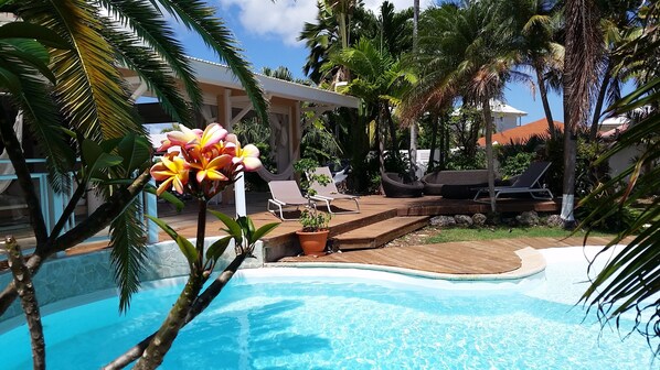 Alberca al aire libre 