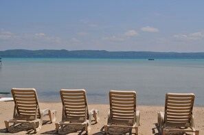 Can't beat the view! Chaise lounges provided to soak up the sun!