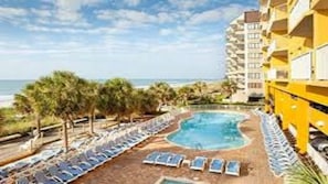 Pool - Oceanfront Shore Crest Villa Condos (North Myrtle Beach)