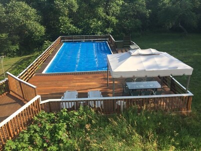 Caron Hideaway - Lakefront House - Pool and Private Beach