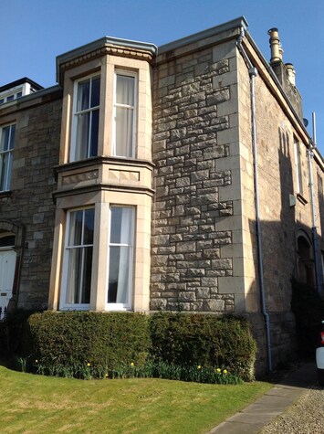 Outside of this beautiful end terrace house 