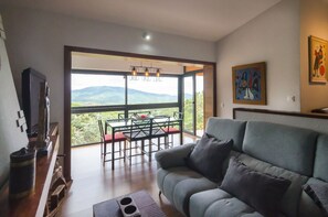 Smart TV, fireplace, DVD player - Club Villamar - Modern villa Julia with private pool and amazing panoramic view on green hills an... (Lloret de Mar)