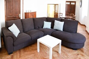 Una Smart TV, una chimenea, videojuegos, un reproductor de DVD