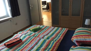 1 間睡房、熨斗/熨衫板、免費 Wi-Fi、床單