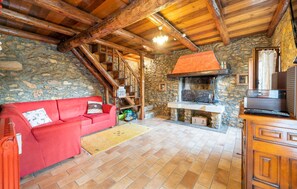 TV, fireplace, table tennis, stereo