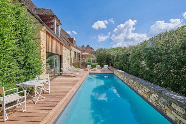 Piscine chauffée