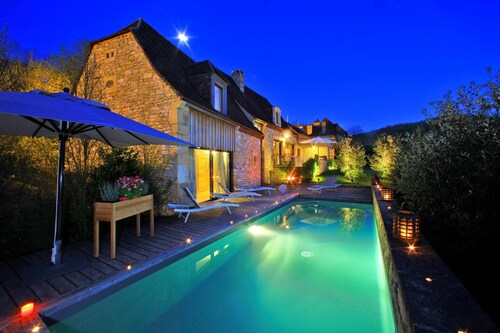 Luxury house - Magnificent 5 * near SARLAT- private heated pool
