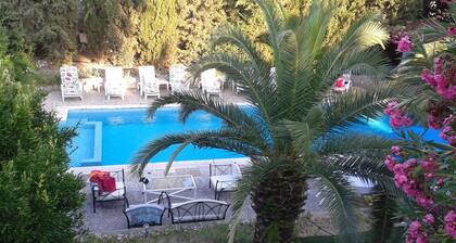 small paradise, villa, pool, 400M Nice beach, the countryside in the city center.