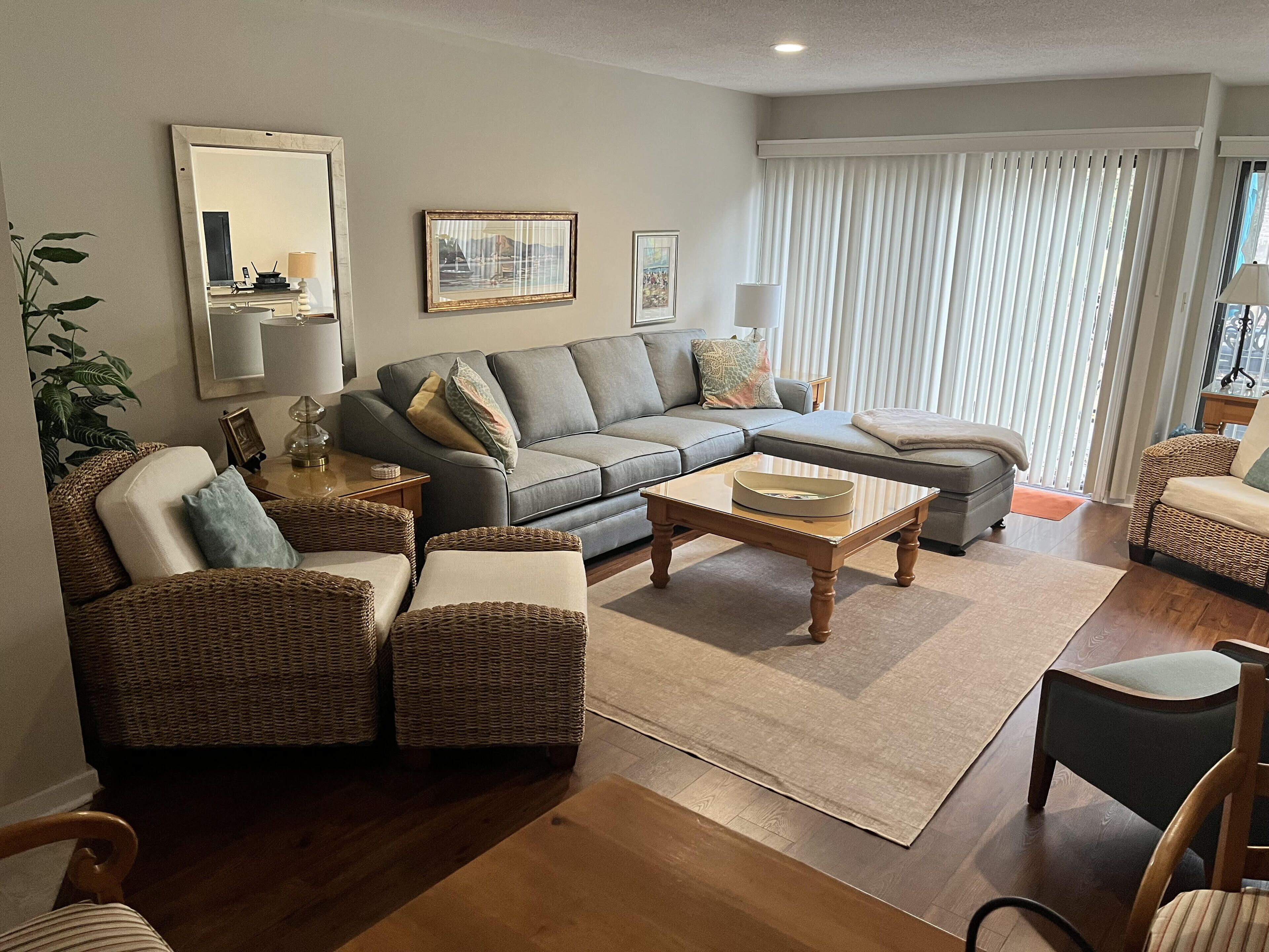Smart TV, DVD player, books, video library