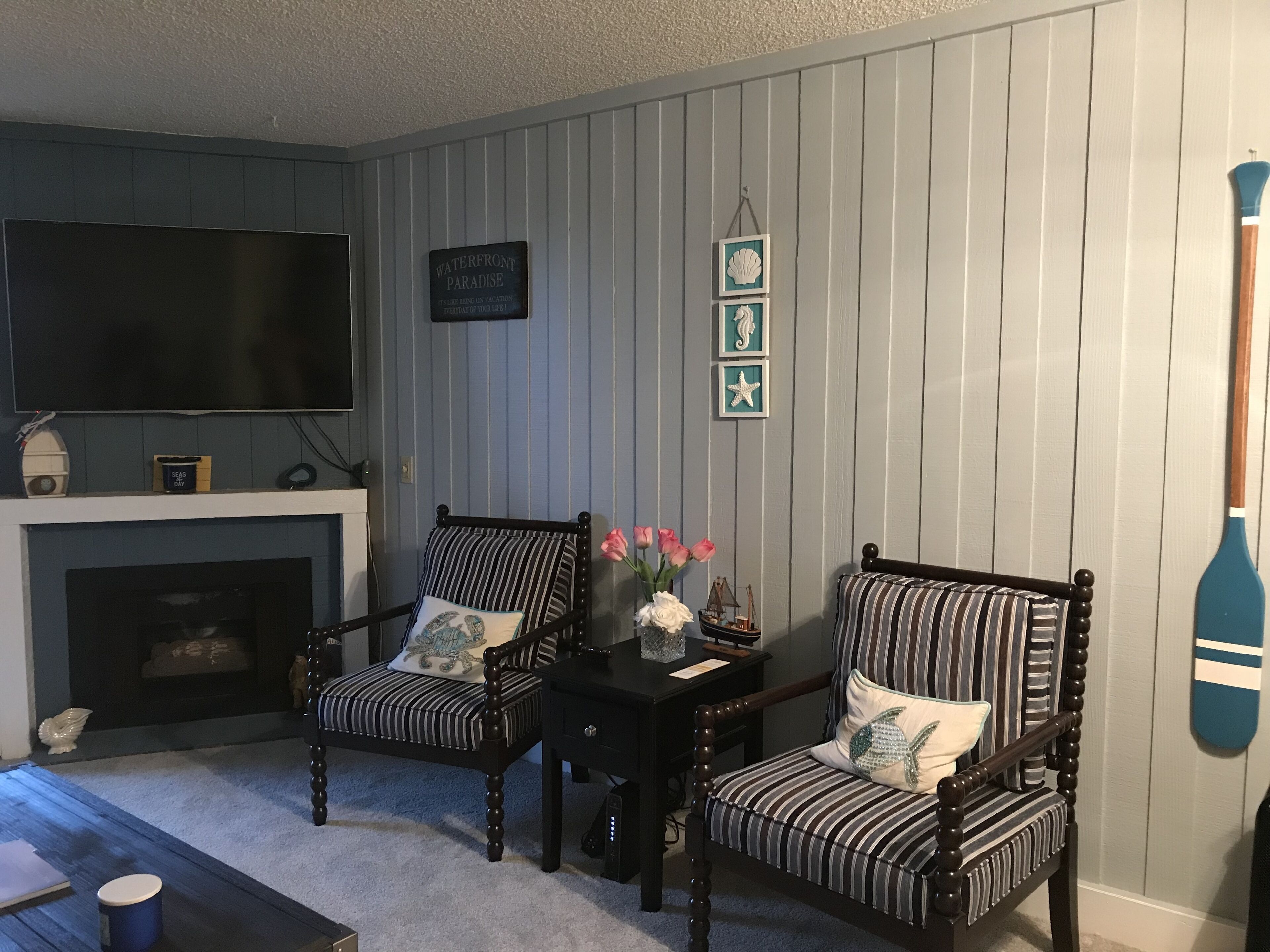 Oceanside beach front resort style grounds