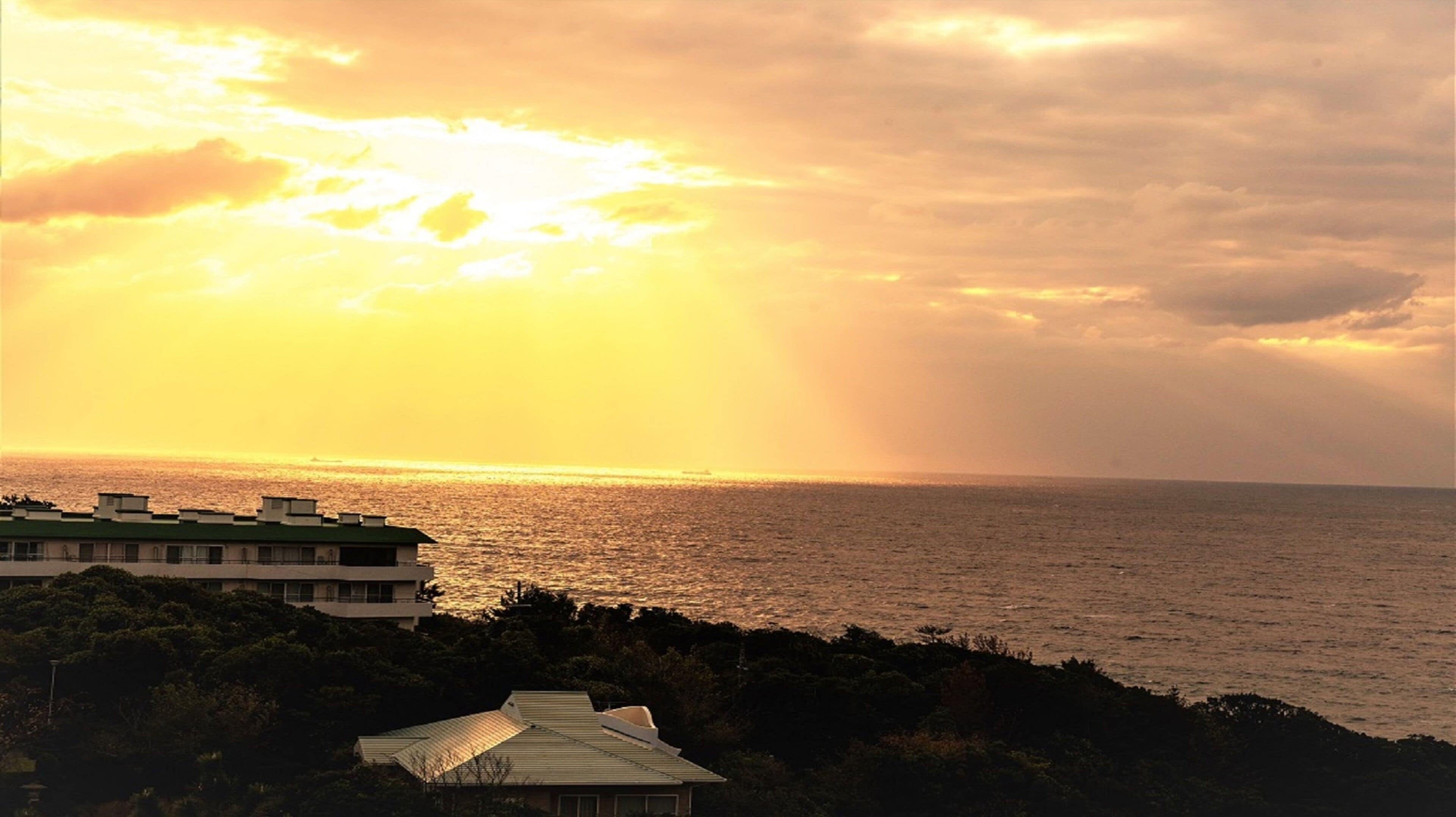 double room "akatsuki" a shower-stall ocean-view non smoking | view from room